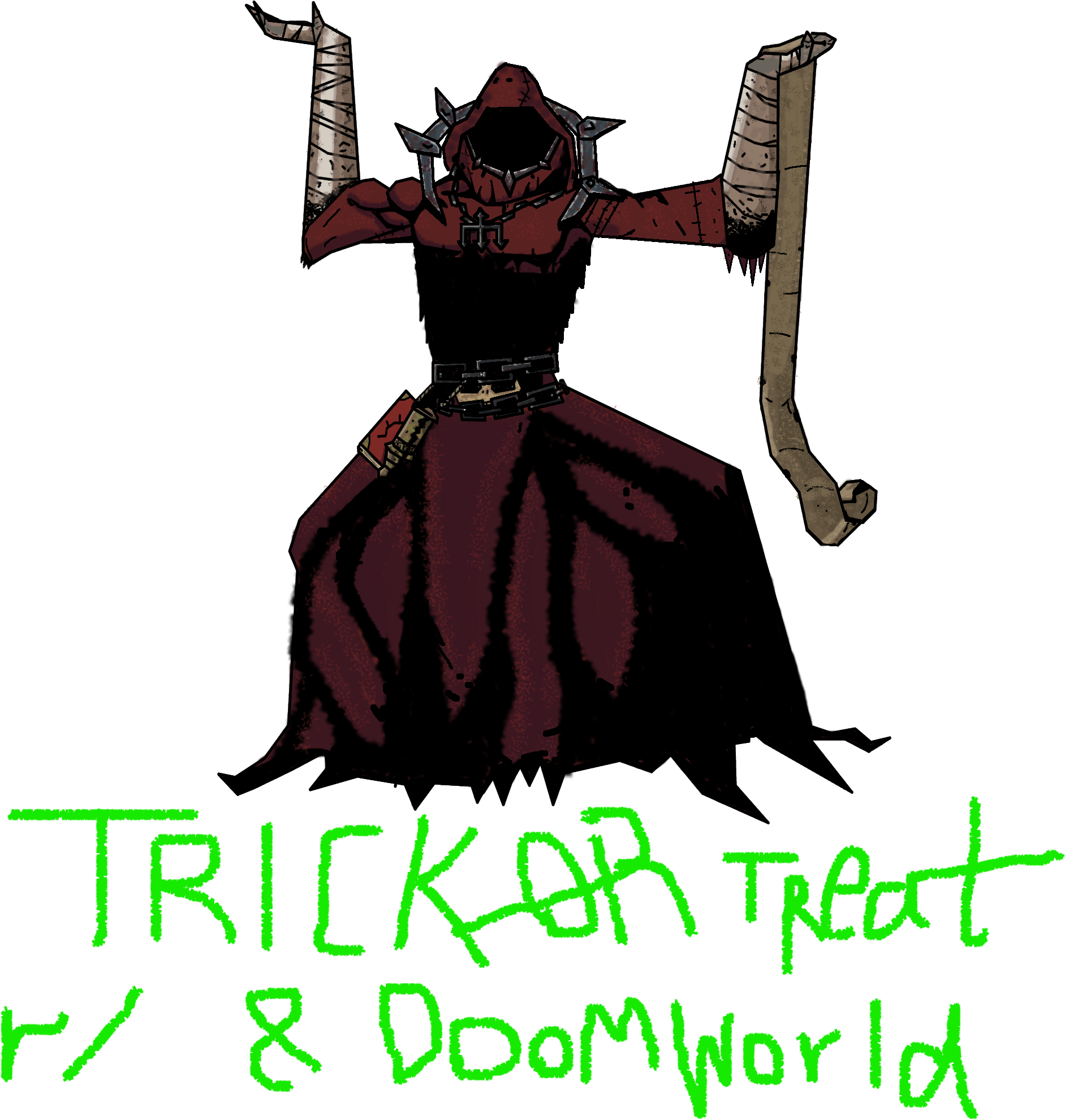 Heresiarch Dressed As A Necromancer (2000x2000), Png Download