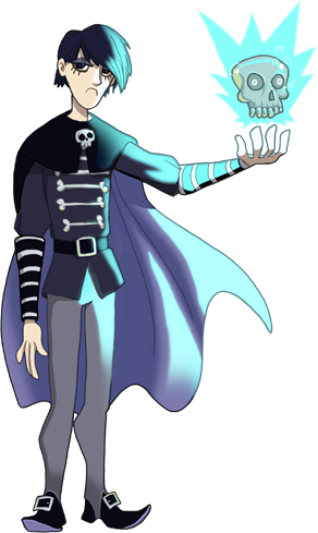 Necromancer - Cartoon (292x489), Png Download