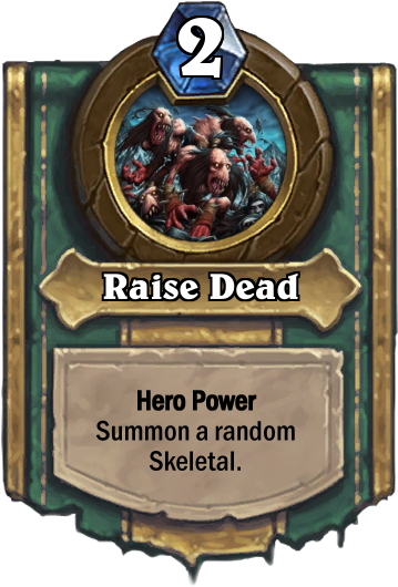 "necromancers Are Practitioners Of Necromancy , The - Hearthstone Fan Made Heroes (400x550), Png Download