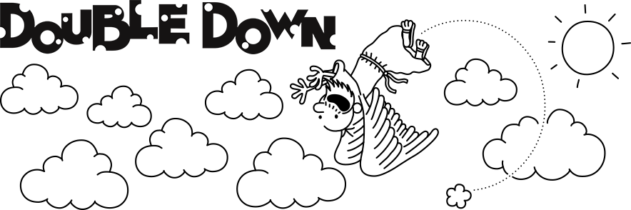 A Graphic Novel Is When It Is Made Up - Diary Of A Wimpy Kid Double Down Logo (884x294), Png Download