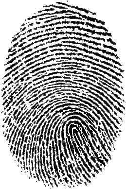"who's In Jail" - Thumb Print (300x415), Png Download