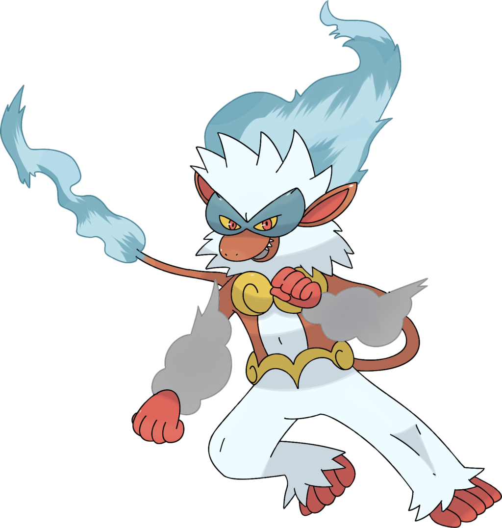Mega Infernape By Reallydarkandwindie - Mega Infernape Blue Flame (1024x1077), Png Download