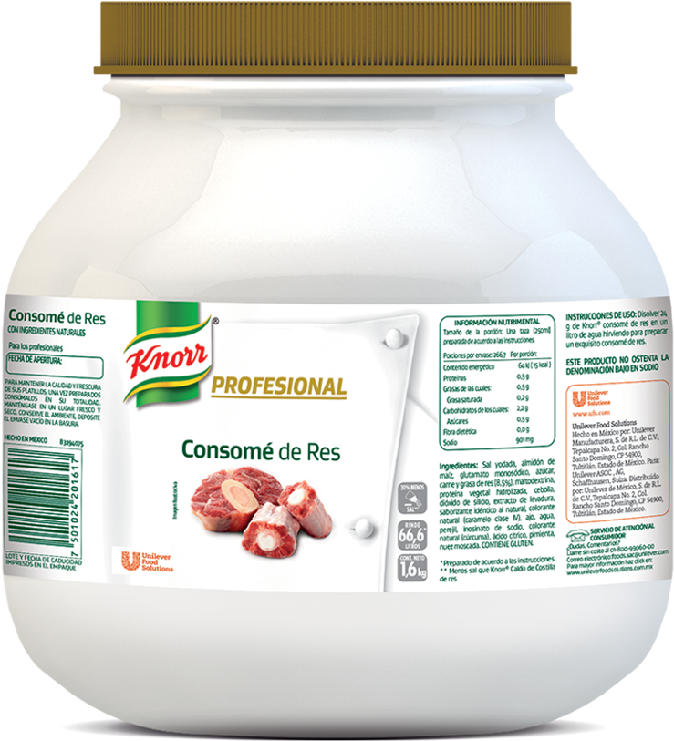 Consomé De Res - Knorr (1000x1000), Png Download