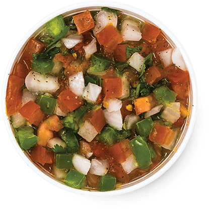 Pico De Gallo - Tofu (456x445), Png Download