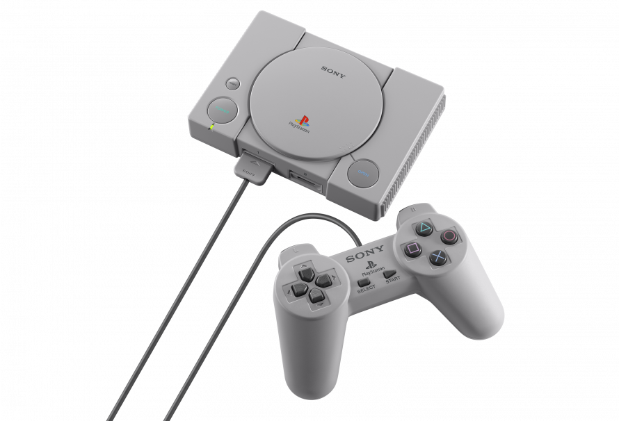Playstation Classic Mini Releasing This December With - Playstation Classic Marvel (890x606), Png Download