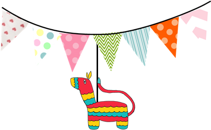 El Compromiso De Piñatas Que Ilusionan Es Ese - Banderines De Colores Png (430x339), Png Download
