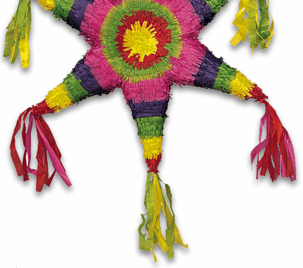 Stick Seaweed Crisps Pinata - Mexican Star Pinata (600x530), Png Download