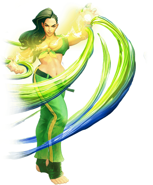 Street Fighter 5 Characters Laura Section 2 Two - Street Fighter 5 Character Png (593x731), Png Download