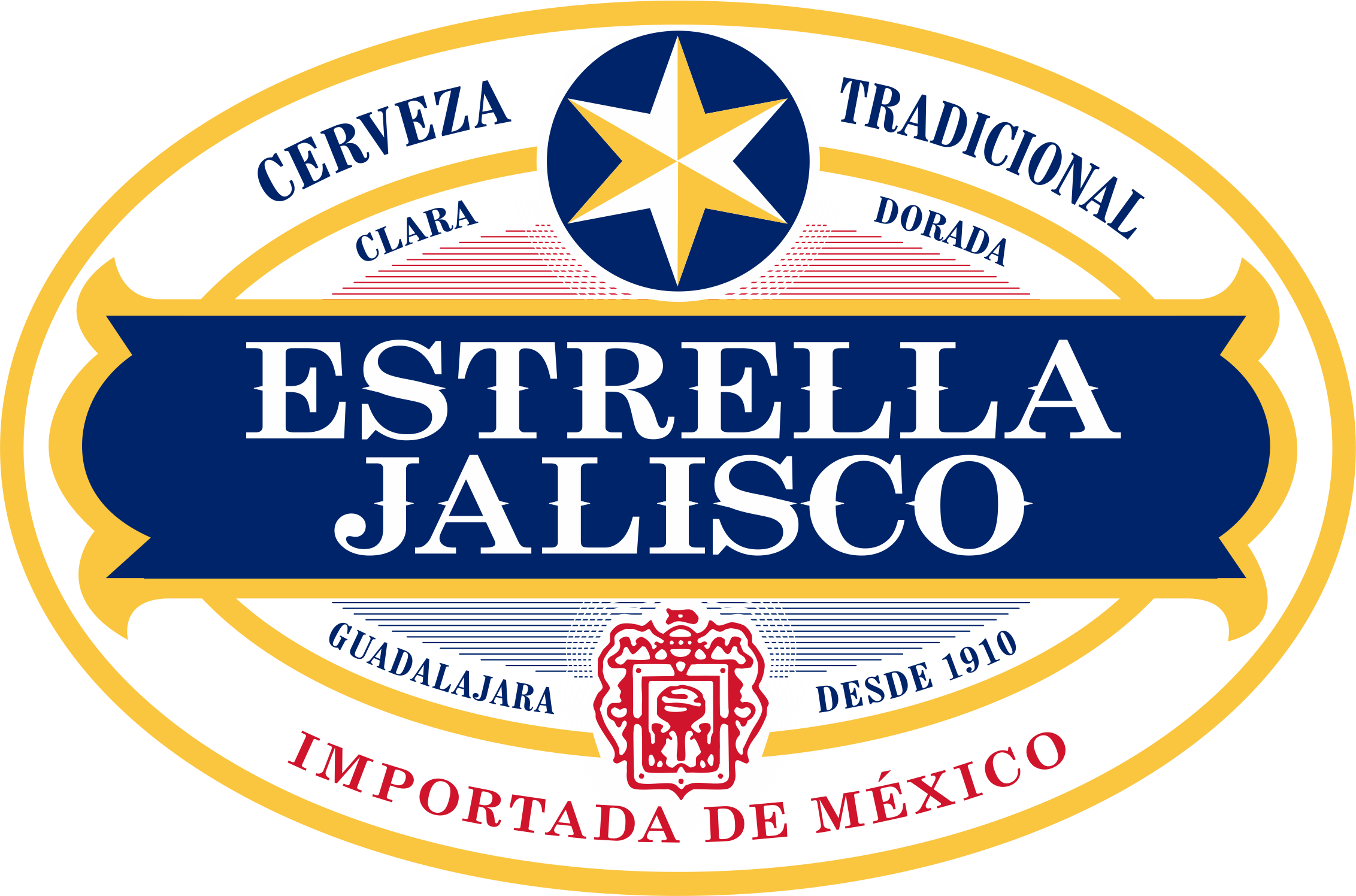 Estrella Jalisco Beer Logo (2264x1496), Png Download