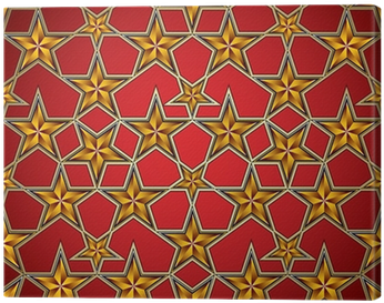 Cuadro En Lienzo Fondo De Estilo Soviético Con Estrellas - Triangle (400x400), Png Download