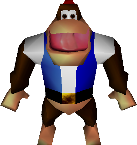 Download Zip Archive - Donkey Kong 64 Model (750x650), Png Download