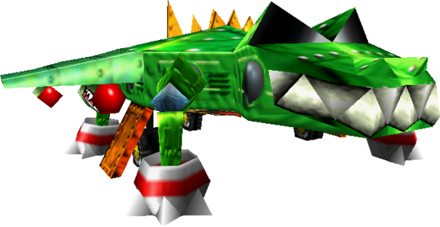 Donkey Kong 64 King K Rool Ship (640x330), Png Download