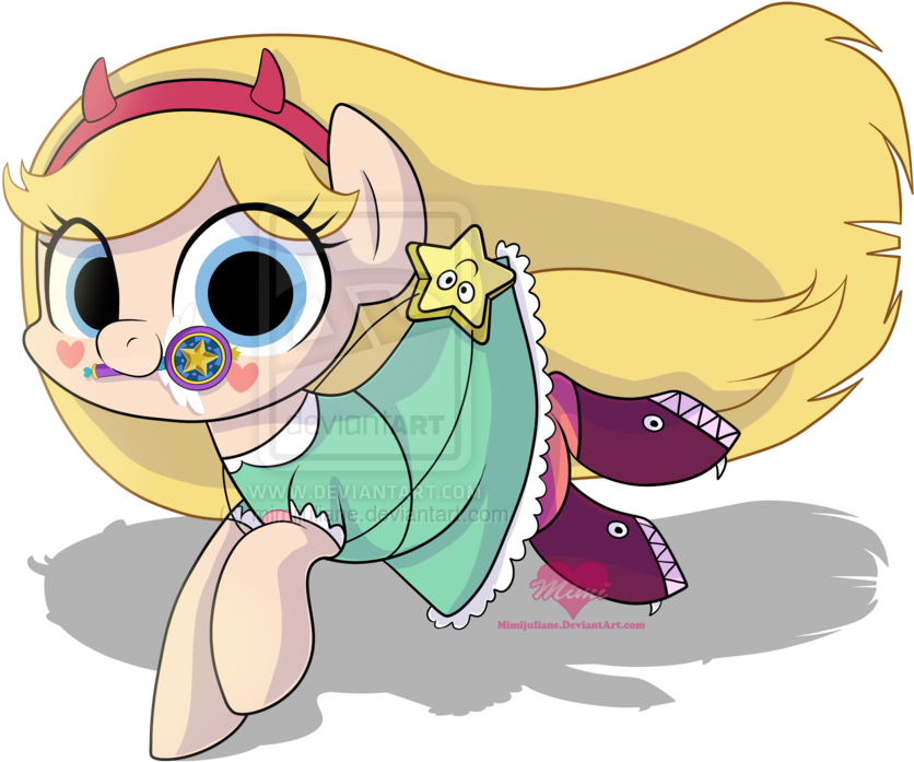Mimijuliane, Clothes, Dress, Earth Pony, Mouth Hold, - Star Butterfly My Little Pony (1024x878), Png Download