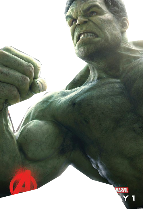 Png De Hulk/ Bruce Banner - Avengers Age Of Ultron Hulk Poster (498x726), Png Download