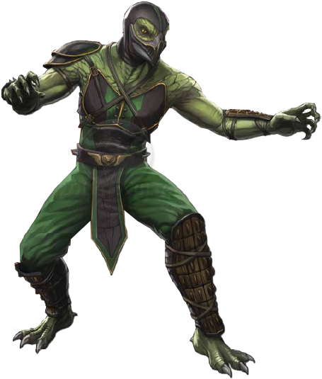 Мортал Комбат 9 Рептилия (476x555), Png Download