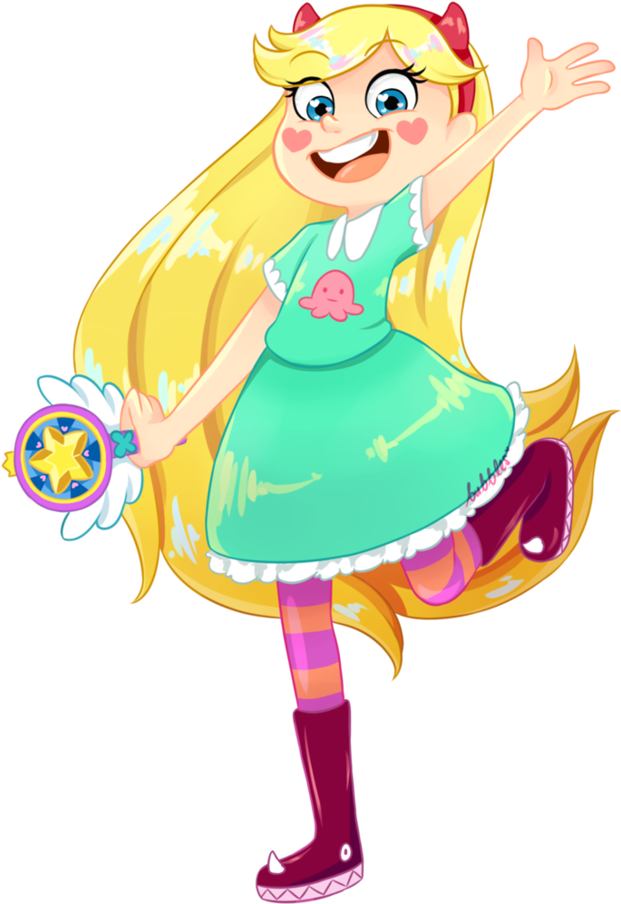 Star Butterfly By Gilzean - Star Vs Las Fuerzas Del Mal Tipo Anime (721x1109), Png Download
