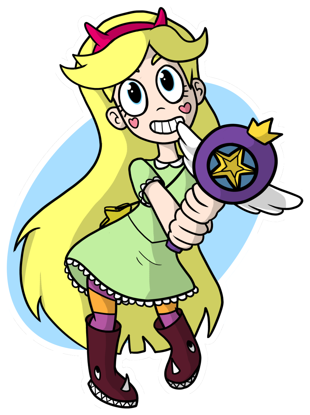 Some Star Butterfly Fan Art - Illustration (1280x1811), Png Download