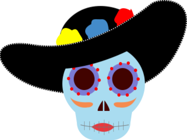 Recetas Típicas Para El Día De Muertos - Dia De Muertos Png (600x450), Png Download