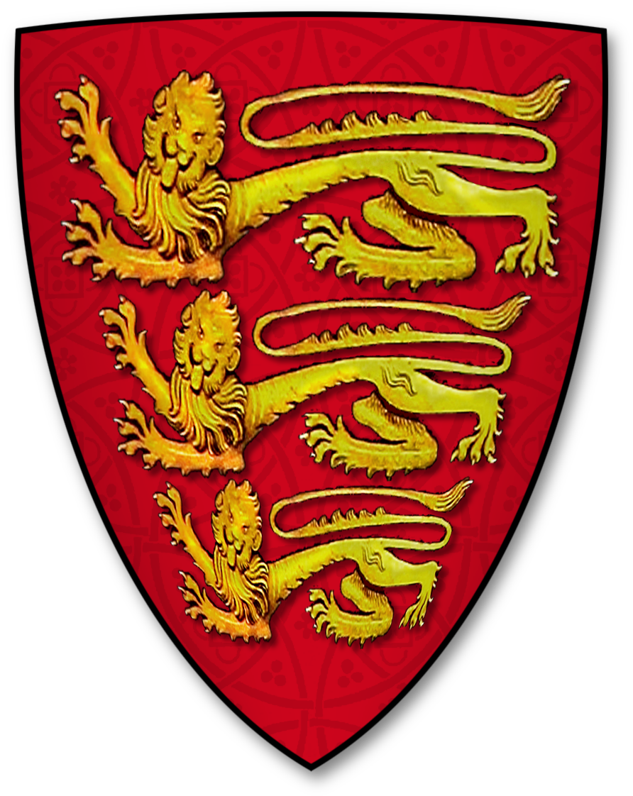 Parliamentary Roll Shield 0001 "le Roy De Engletere" - King Edward I Coat Of Arms (1200x1200), Png Download