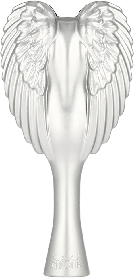 Tangle Cherub Detangling Brush Silver And Black - Tangle Angel Tangle Cherub Silver (1200x1200), Png Download