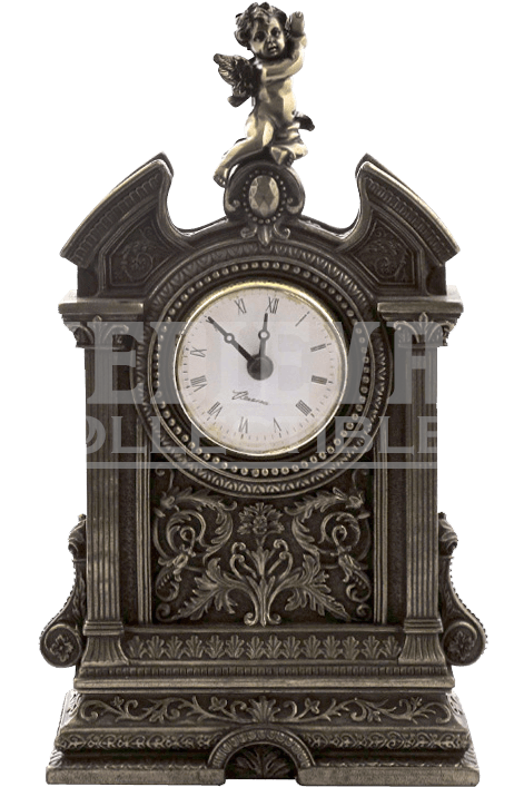 Baroque Cherub Shelf Clock - Baroque Cherub Clock (733x733), Png Download