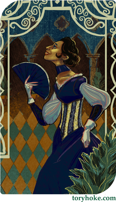 Josephine - Dragon Age Inquisition Josephine Tarot Card (450x688), Png Download