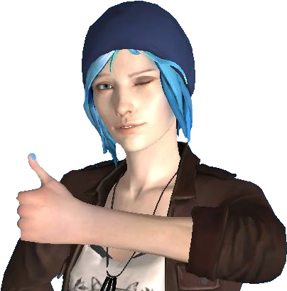 Chloe Approves - Chloe Life Is Strange Png (486x475), Png Download