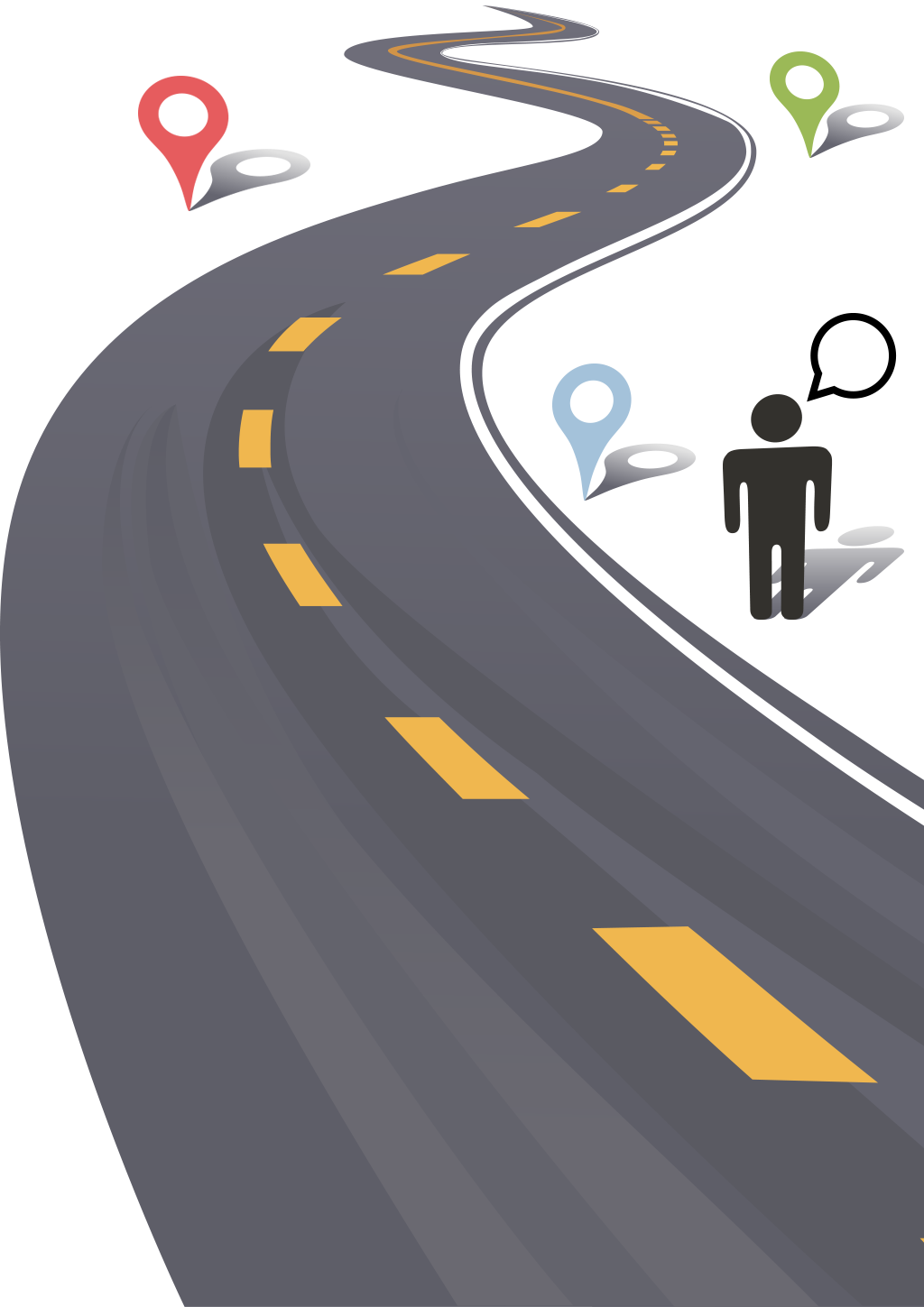 Carretera Png - Carreteras En Png (1024x1449), Png Download