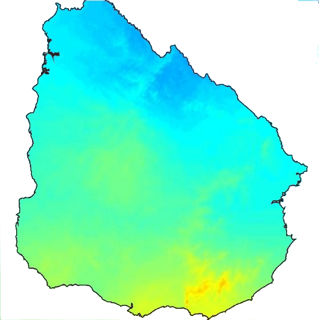 Capa Mapa Eólico 90m - Mapa De Uruguay Png (631x633), Png Download