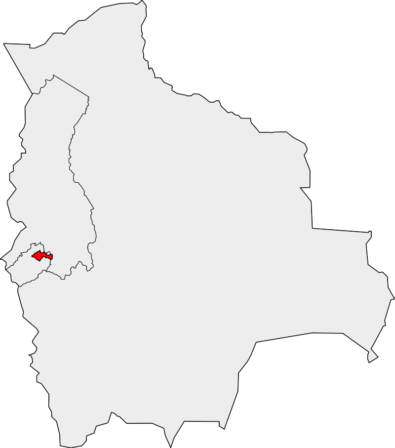 File - Coro Coro - Ubicación - Bolivia Silhouette Map (800x907), Png Download