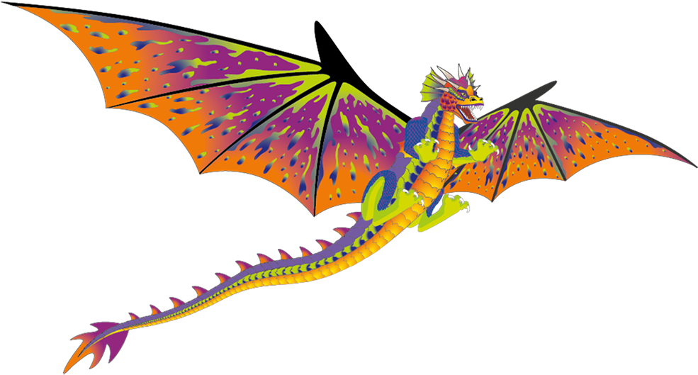Dragon Skygiant Kite - Windnsun 71101 Fantasy Fliers Dragon Kite (1000x1000), Png Download