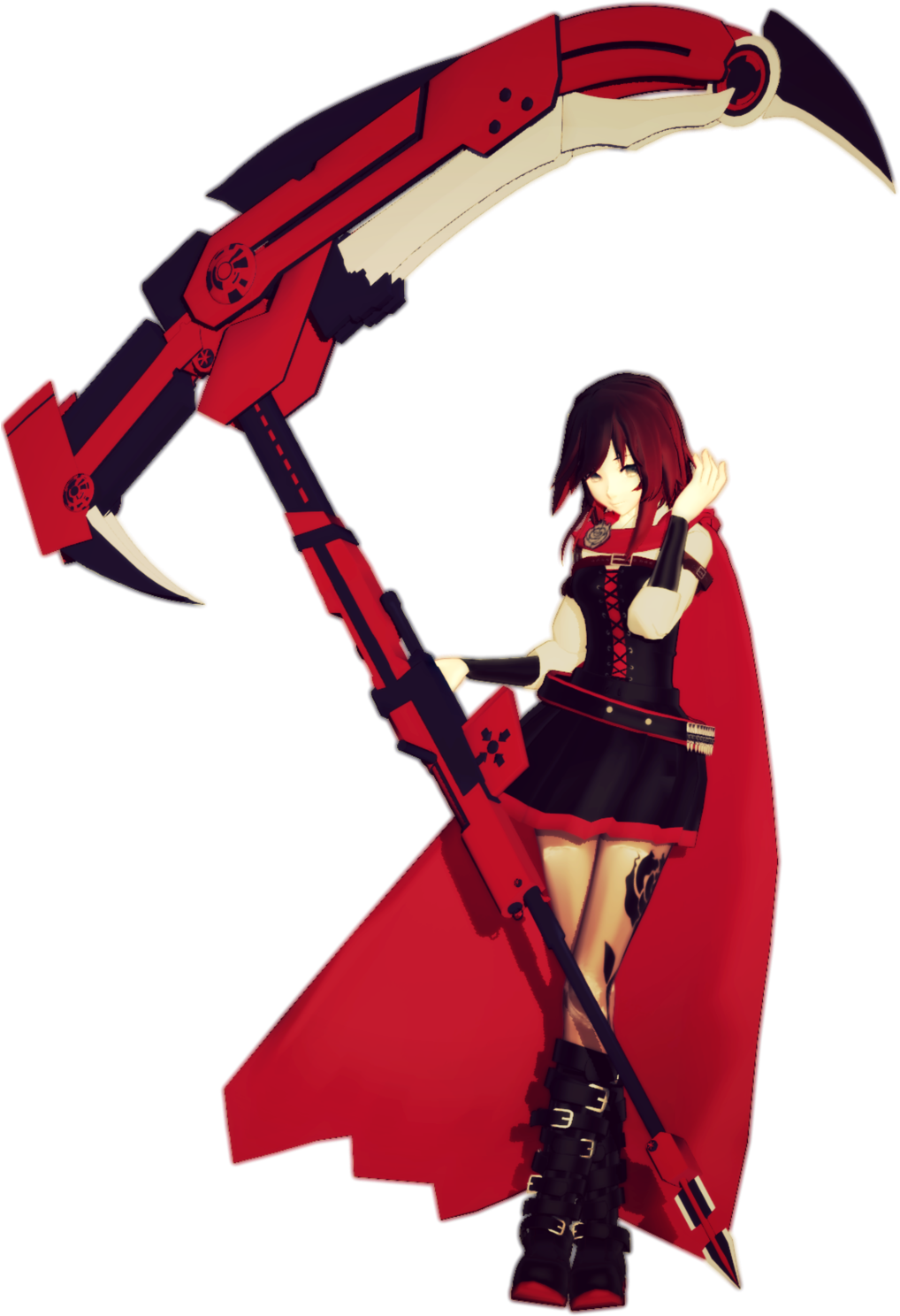 Mmdxrwby Ruby Rose Timeskip Vol 4 By Naruchan101-da9el86 - Ruby Rose Vol 4 (1024x1497), Png Download
