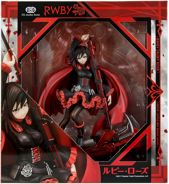 Rwby Ruby Rose 1/8th Pvc Figure - 1/8 Scale Rwby: Ruby Rose Pvc (800x800), Png Download
