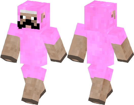Pink Sheep Skin (528x418), Png Download