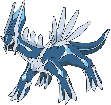 483dialga Xy Anime - Pokemon Dialga (376x357), Png Download