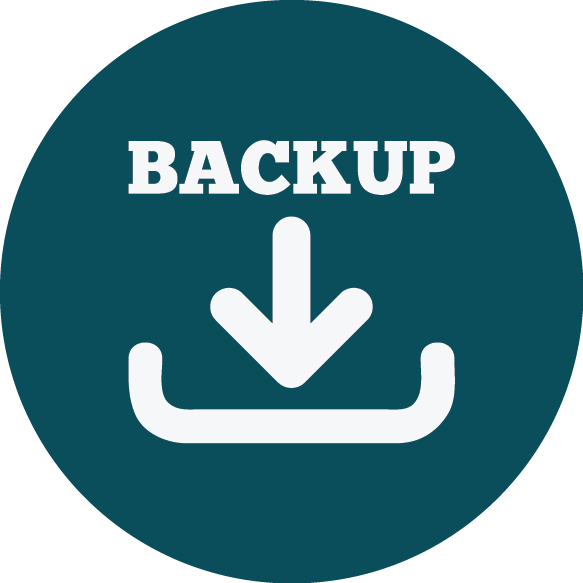 Sinu Backup Branded Icon Backup - Backup Icon (583x583), Png Download