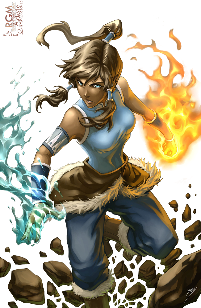 Korra Render (650x1016), Png Download