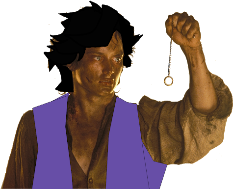 Photo - Return Of The King Frodo (530x385), Png Download