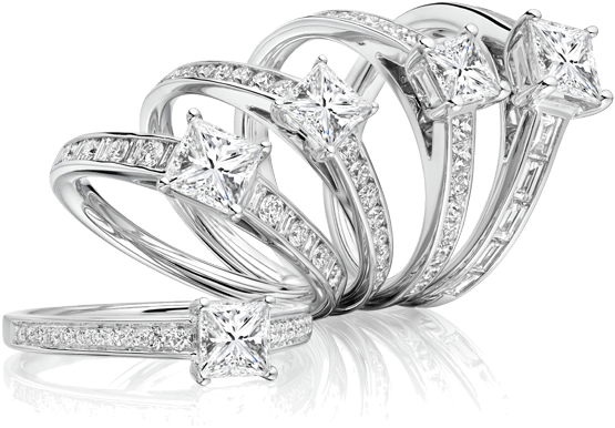 Rings Are Undeniably One Of The Most Significant Jewelry - 0.33 Carat (ctw) 14k White Gold Princess Ngagement (566x394), Png Download