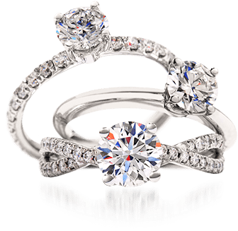 Woman Ring - Diamond (554x534), Png Download