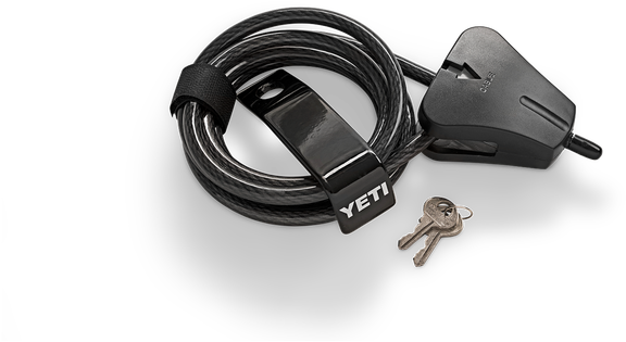 Yeti Cooler Security Cable Lock & Bracket - Yeti Coolers Security Cable Lock & Bracket (750x457), Png Download