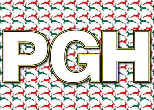 Wooden Pittsburgh Holiday Card - Pittsburgh (504x360), Png Download