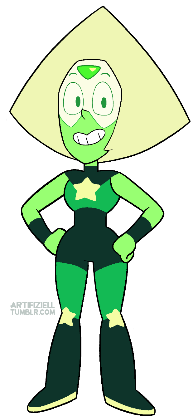 “peridot's Crystal Gem Reformation - Steven Universe Peridot Lapis Crystal Gem Outfits (633x1443), Png Download