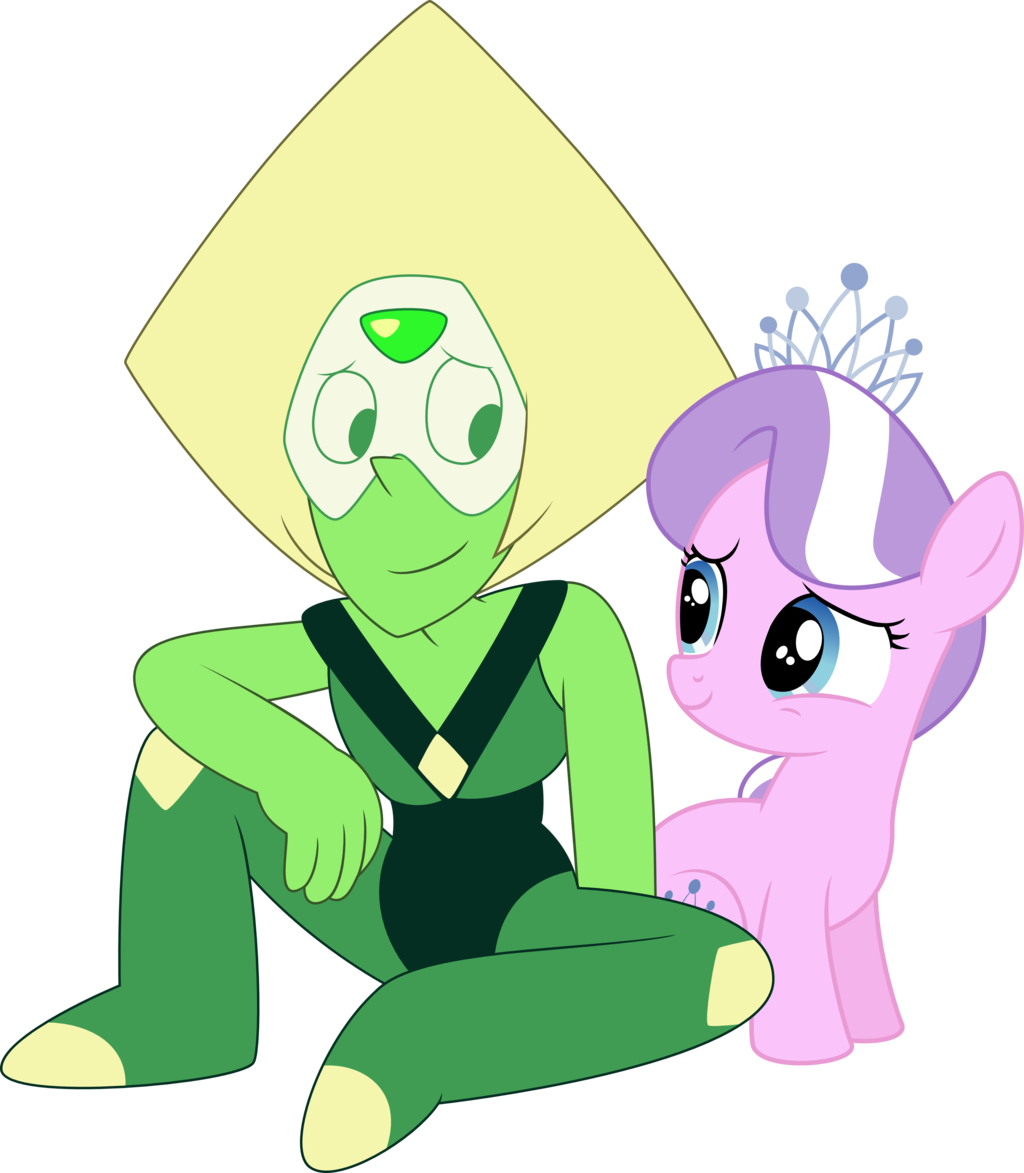 Craftyallie, Crossover, Diamond Tiara, Peridot , Safe, - Peridot Steven Universe Transparent (1024x1173), Png Download