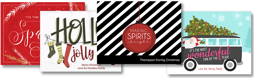 Using Our Holiday Card Maker Is As Easy As It Gets - Graphic Design (838x258), Png Download