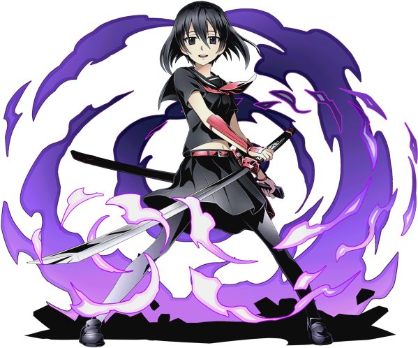 Kurome-4 - Akame Ga Kill Kurome Render (640x640), Png Download