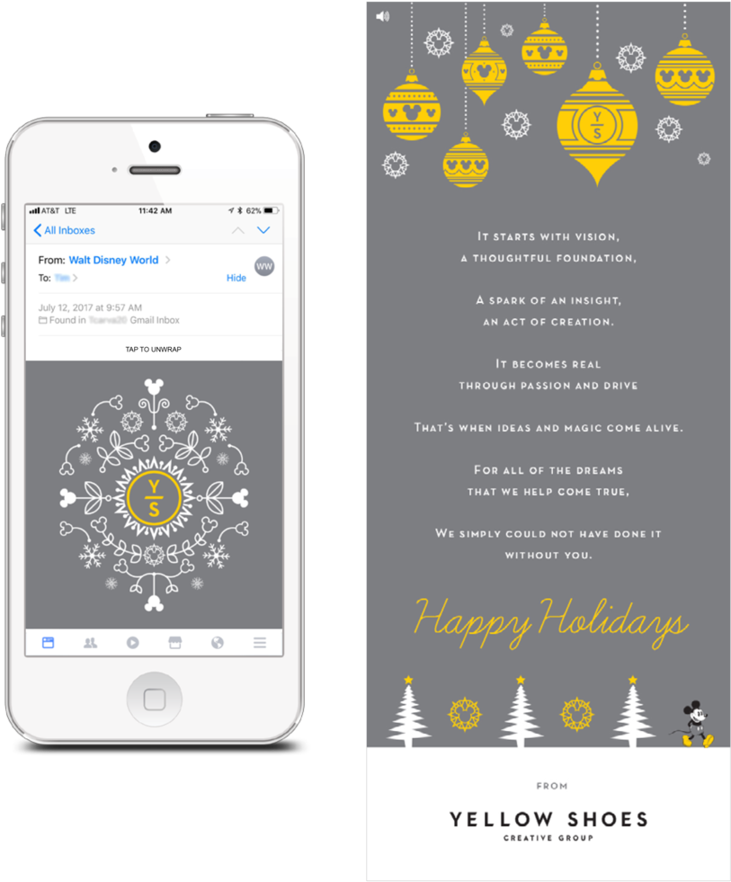 Ys Holiday Card - Iphone (1000x1000), Png Download
