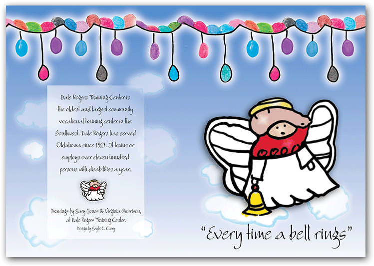 Outside Design Of Angel Holiday Card - Design (800x800), Png Download