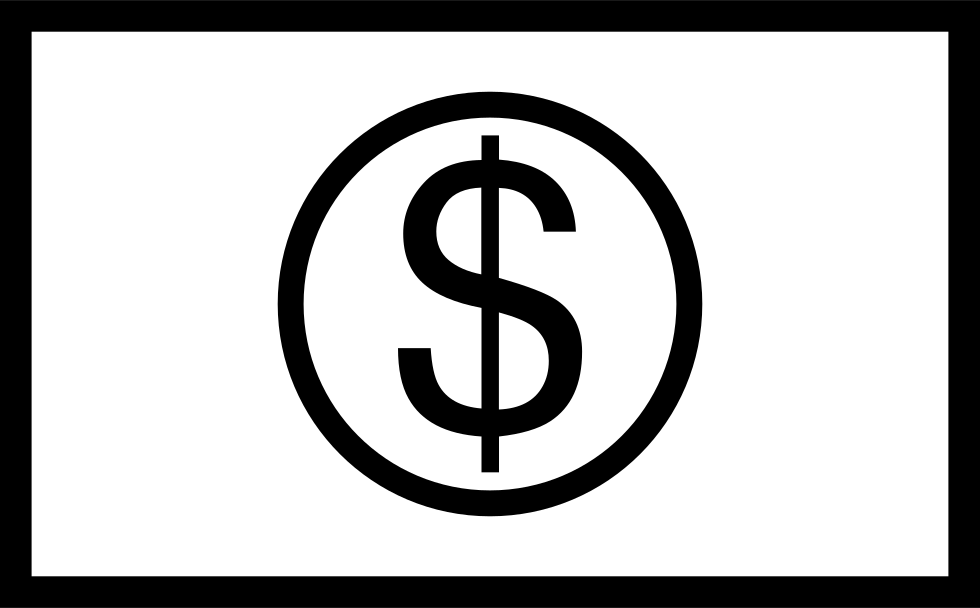 Big Dollar Bill - Dollars (980x608), Png Download