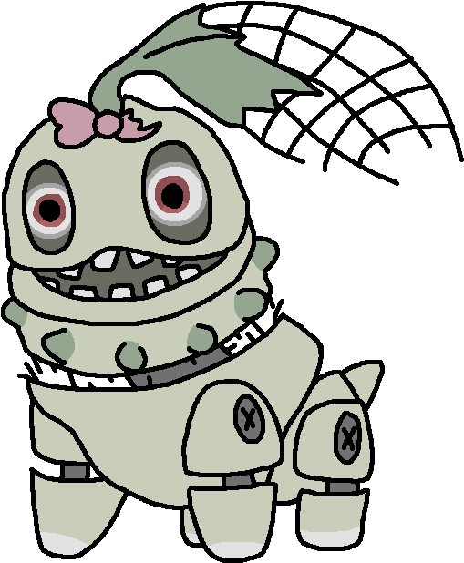 Tina Chikorita - Cartoon (537x648), Png Download